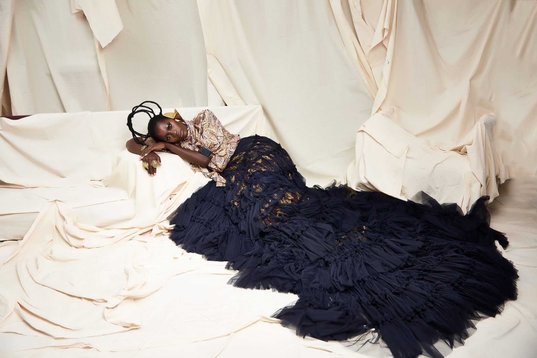 Christie Brown ready-to-wear pieces and accessories inspired by African  culture and art