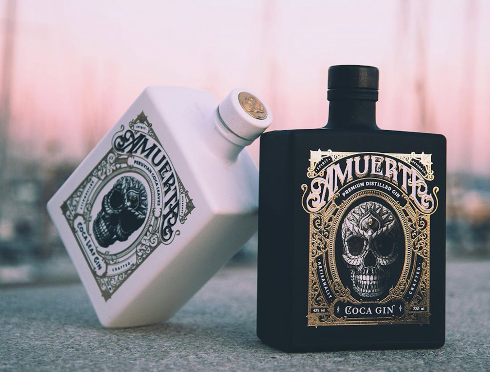The Worlds only cocoa leaf gin