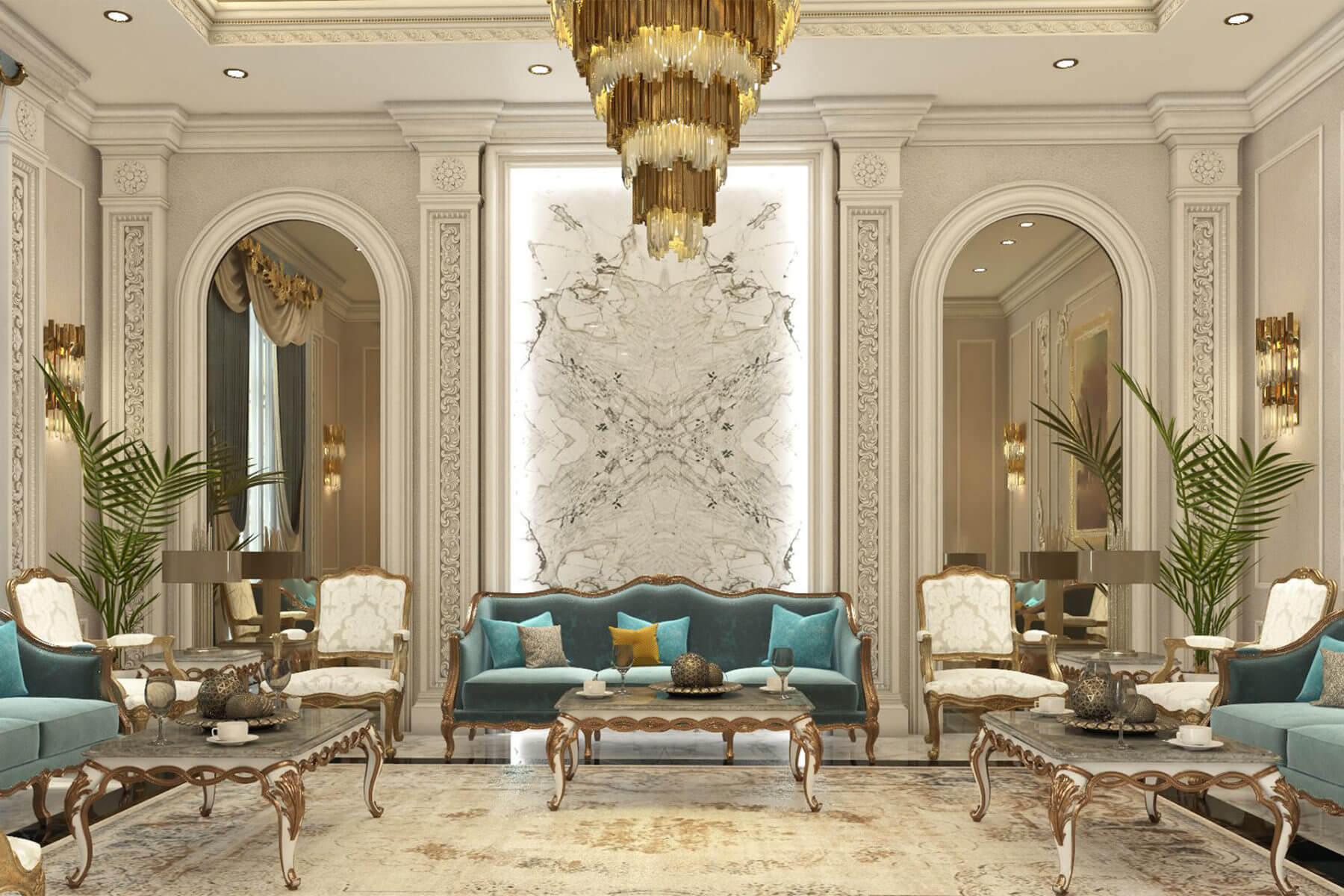 A Unique Approach to Luxury Interior Design in Saudi Arabia from Art Deco Design