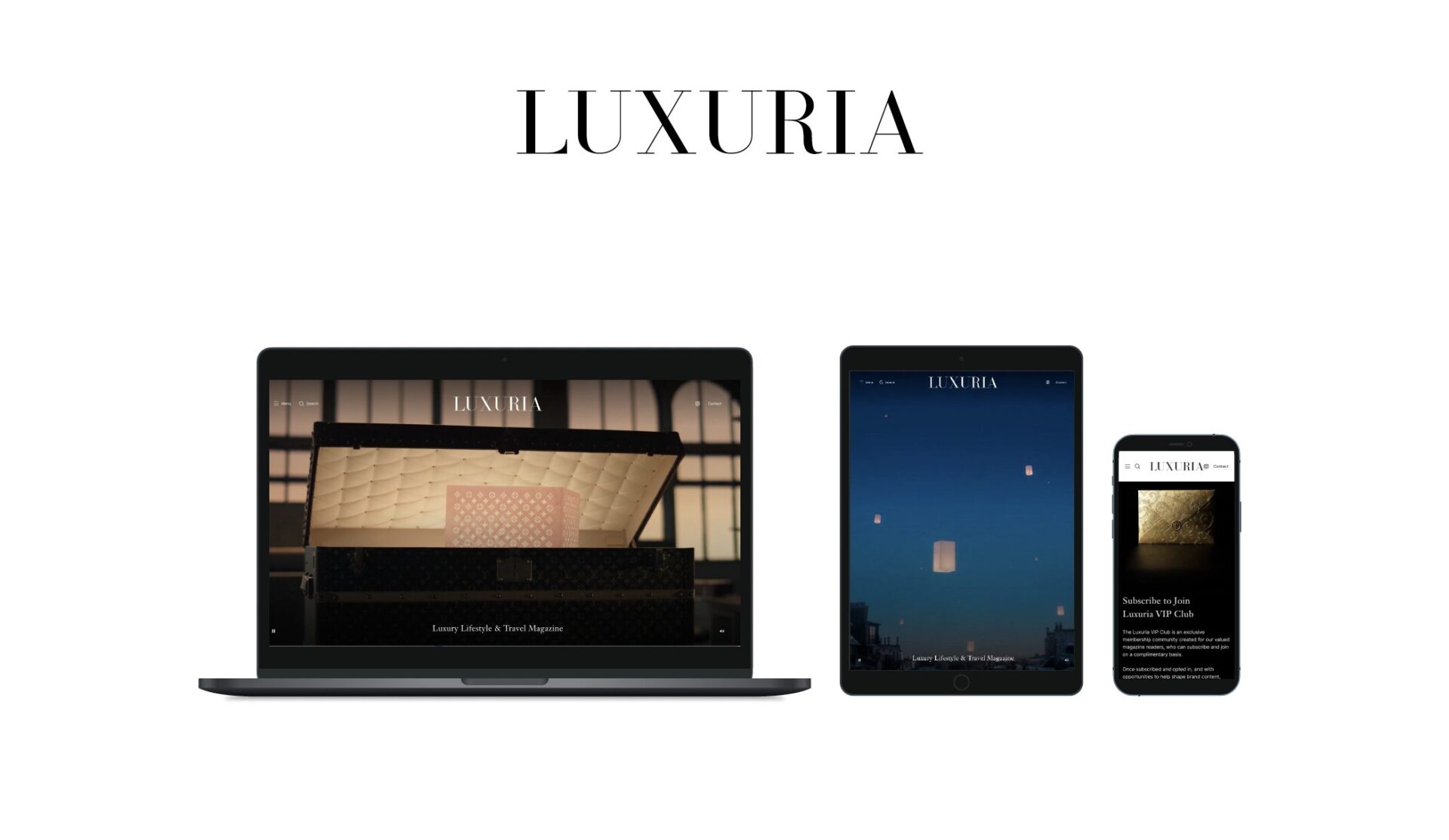 NEW LUXURIA LIFESTYLE MAGAZINE GOING LIVE ON MARCH 1ST 2026